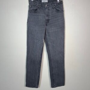 Abercrombie &‎ Fitch Size 26 The 90s Straight Ultra High Rise Gray Wash Jeans